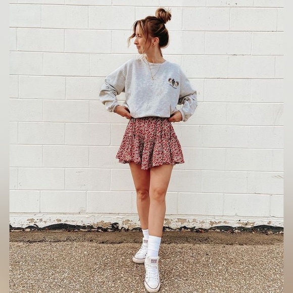 Pinkblush dainty flower floral print mini dress nwt - Picture 8 of 11